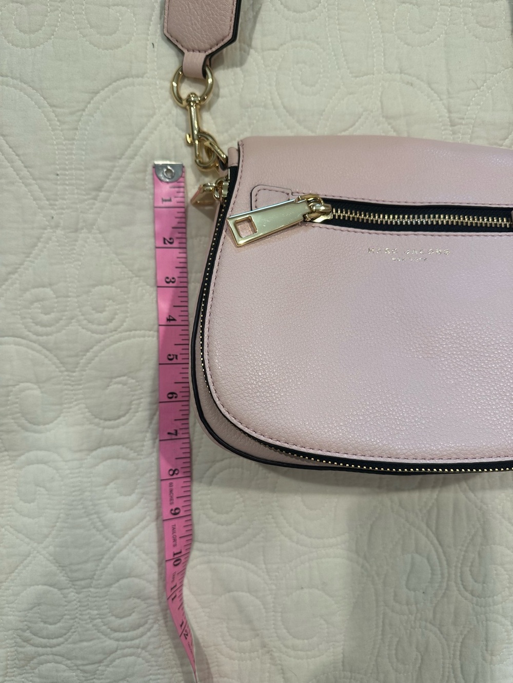 NWOT Marc Jacob’s small pink leather Nomad cross body bag - Picture 16 of 16
